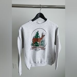 90s Hart Lodge Minden Deer Crew Neck Sweatshirt Size (M)